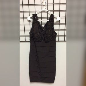 EnFocus Studio Sleeveless Sequined Top Dress